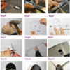 DIY Modern Style Mirror Design Self-Adhesive Wall Clock - Image 7