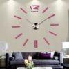 DIY Modern Style Mirror Design Self-Adhesive Wall Clock - Image 5