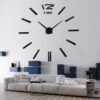 DIY Modern Style Mirror Design Self-Adhesive Wall Clock - Image 4