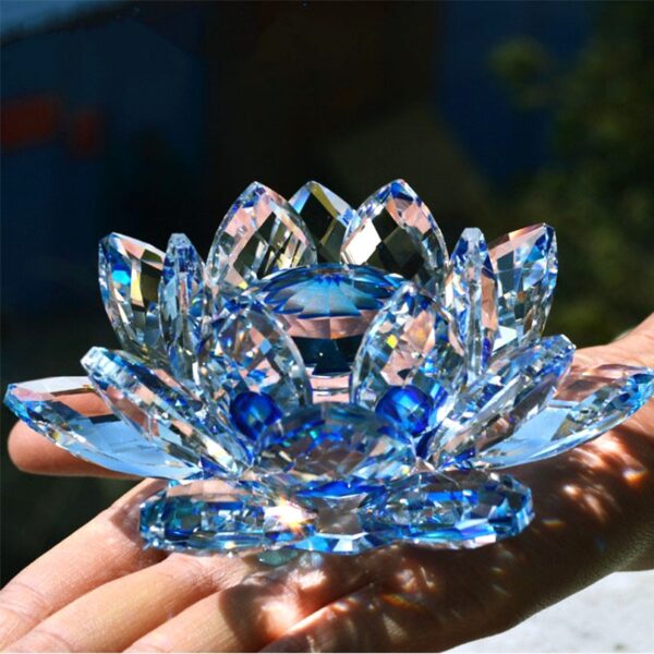 Crystal Lotus Flower Ornament